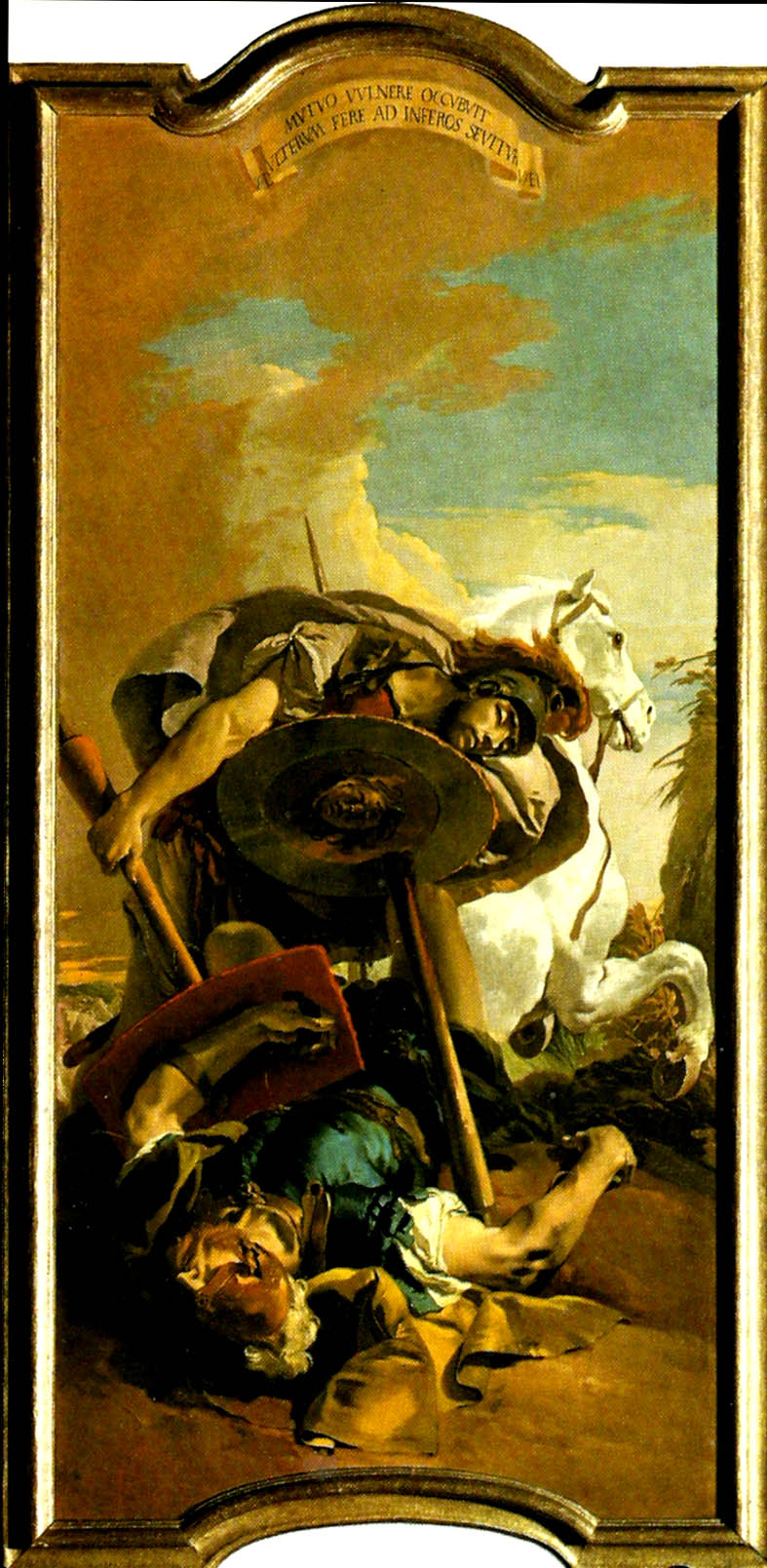 Giovanni Battista Tiepolo konsul lucius brutus dod och hannibal igenkannande hasdrubals huvud